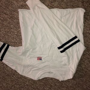 long sleeved crop top!